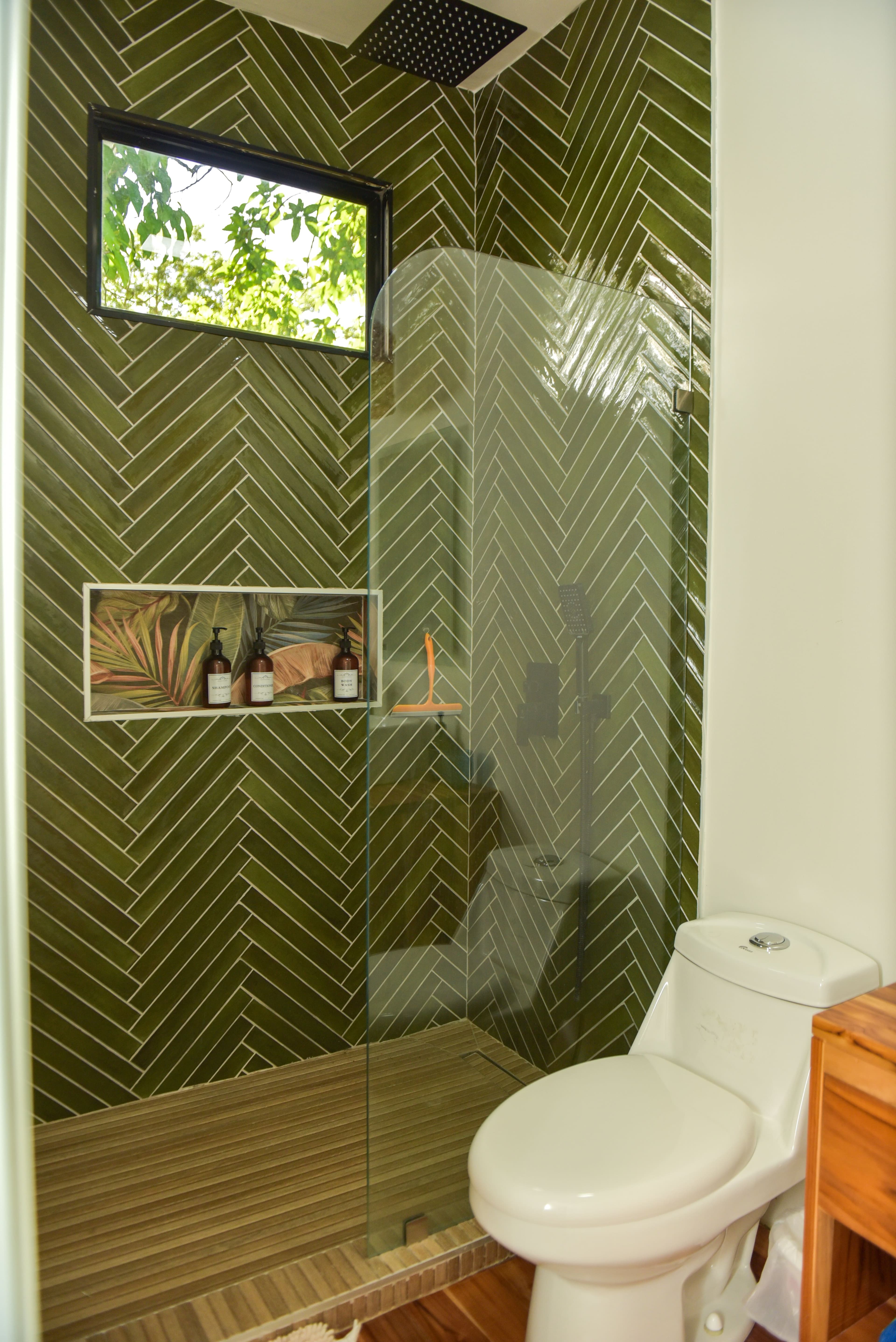 Front bedroom private bathroom with vanity