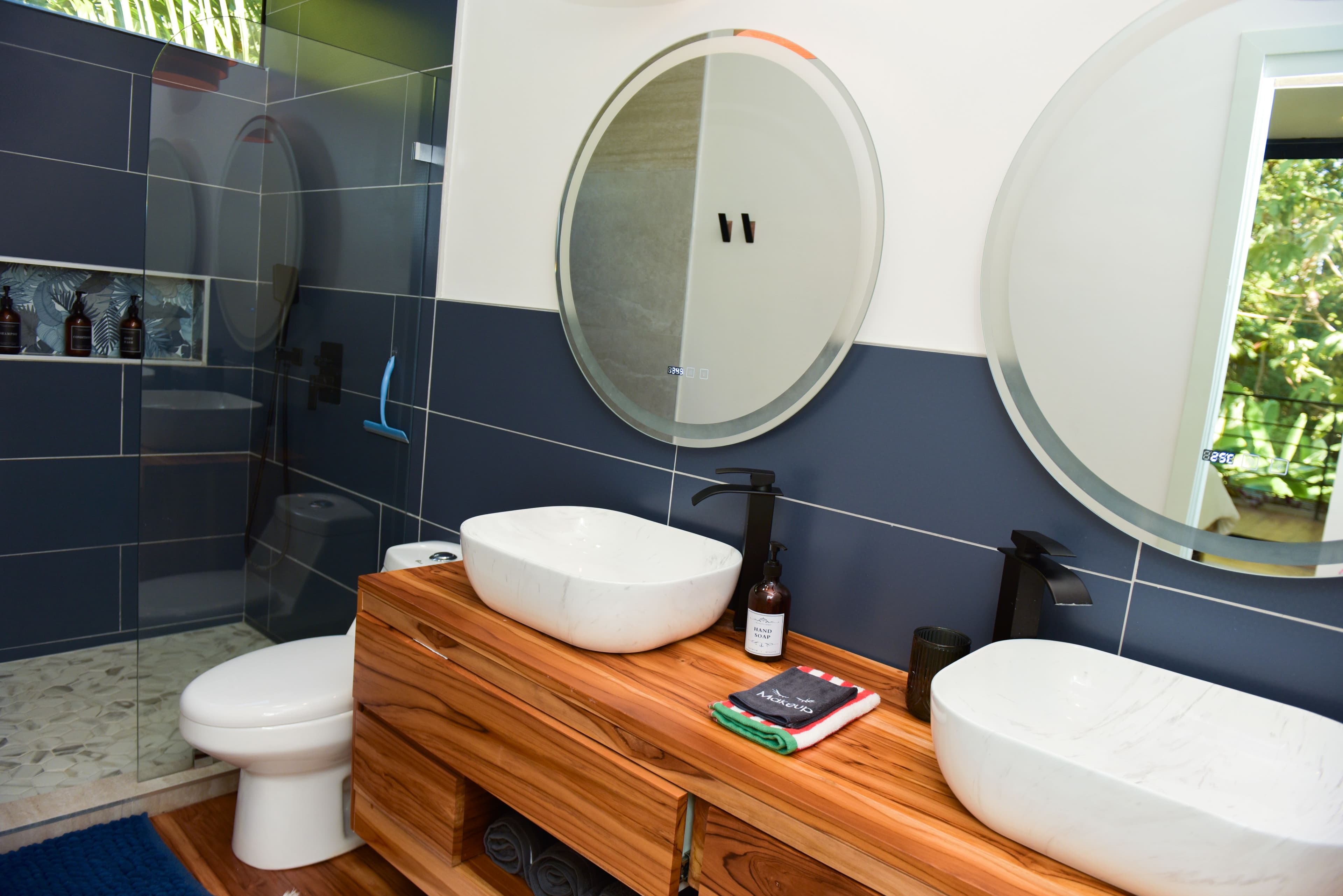 Main bedroom private bathroom with double vanity