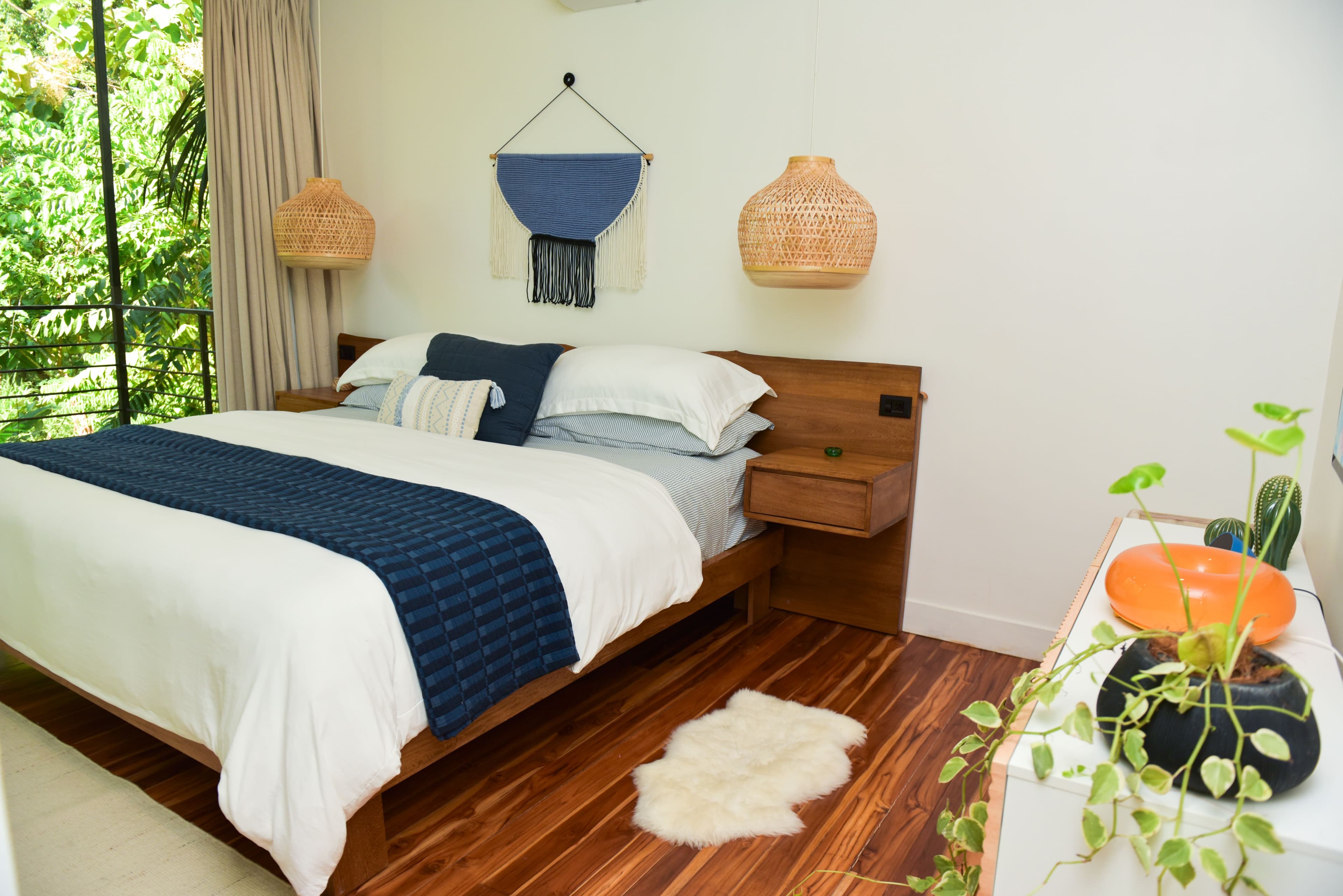 Main bedroom suite with terrace access